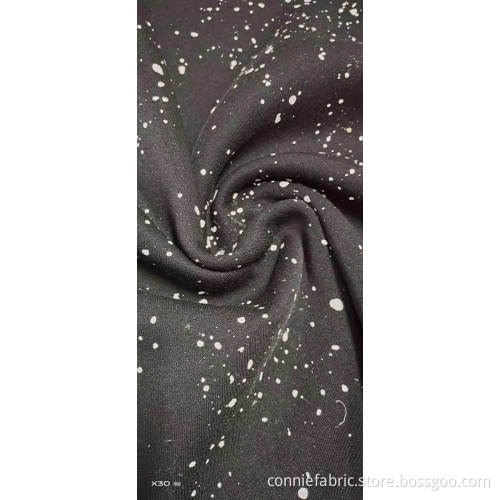 100% Single Brush with Rubber Patch Kniited Fabric